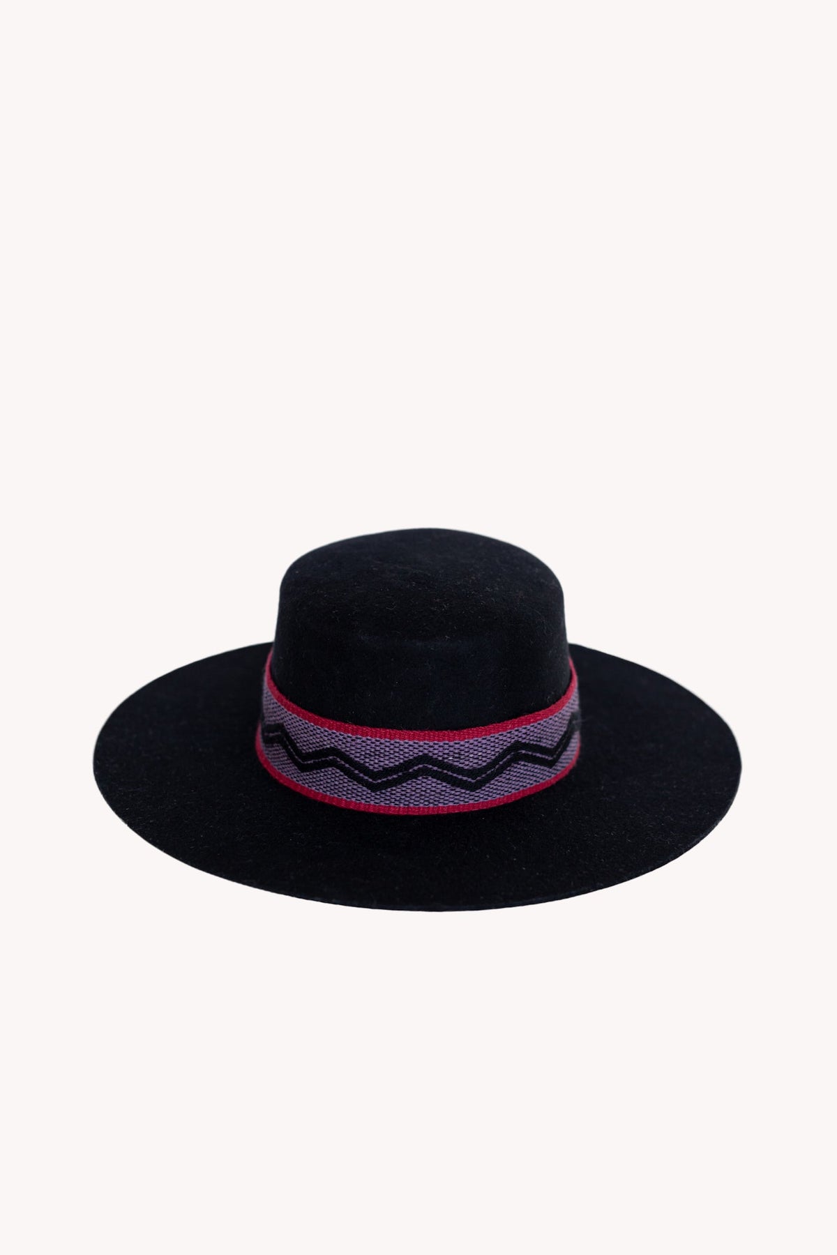 Sombrero español de fieltro de alpaca — negro