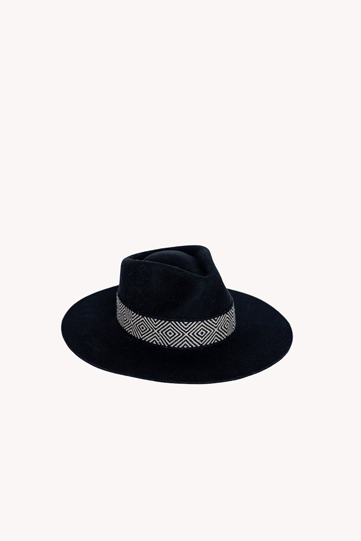Western Alpaca Felt Hat — Black