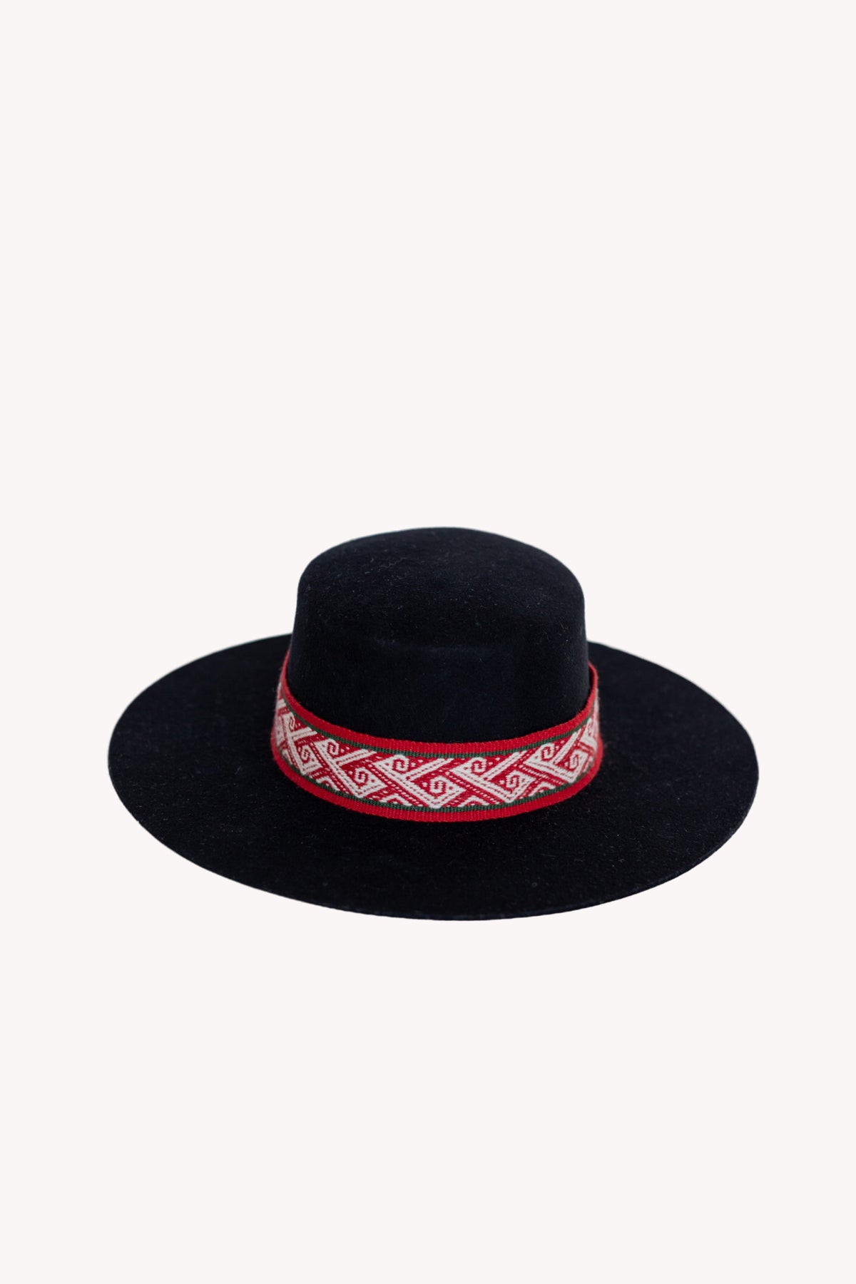 Sombrero español de fieltro de alpaca — negro