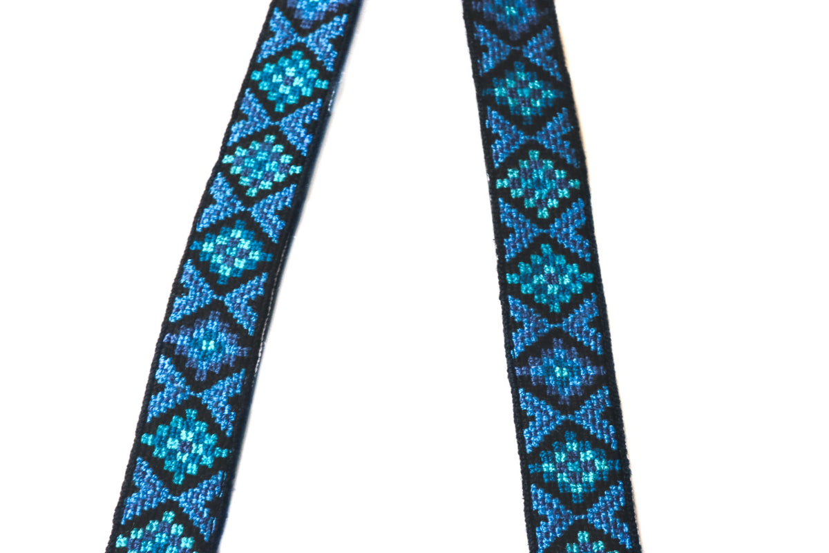 Correa tejida Mai — Azul