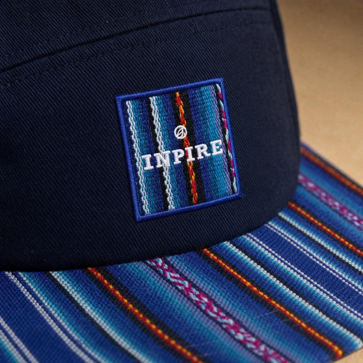Callao — woven patch, macro