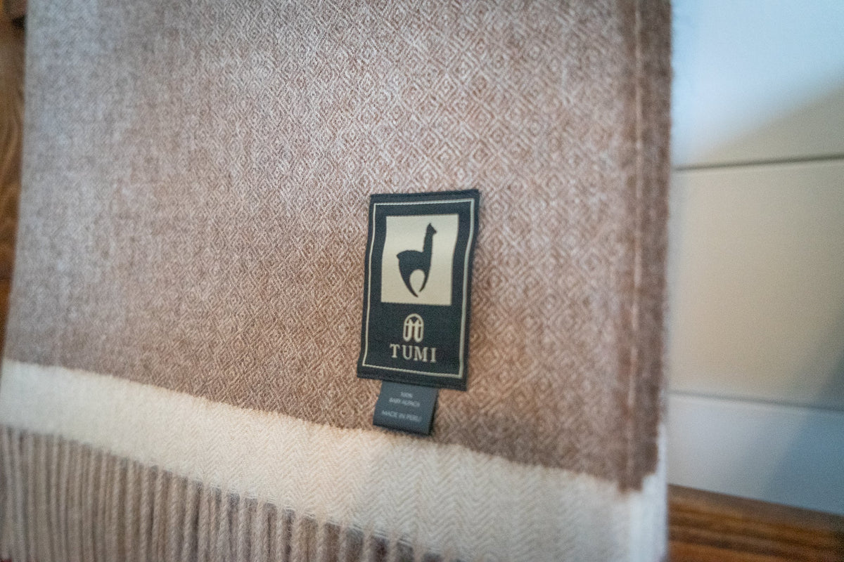 Manta Royal de baby alpaca