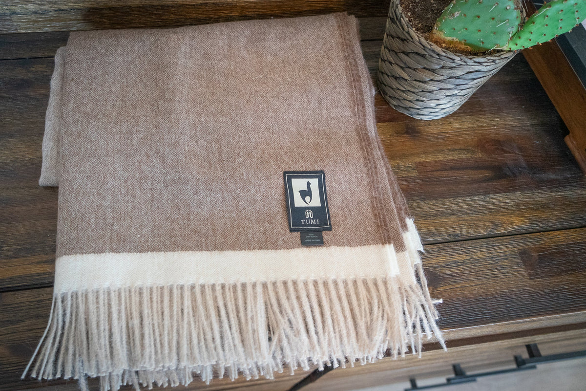 Manta Royal de baby alpaca