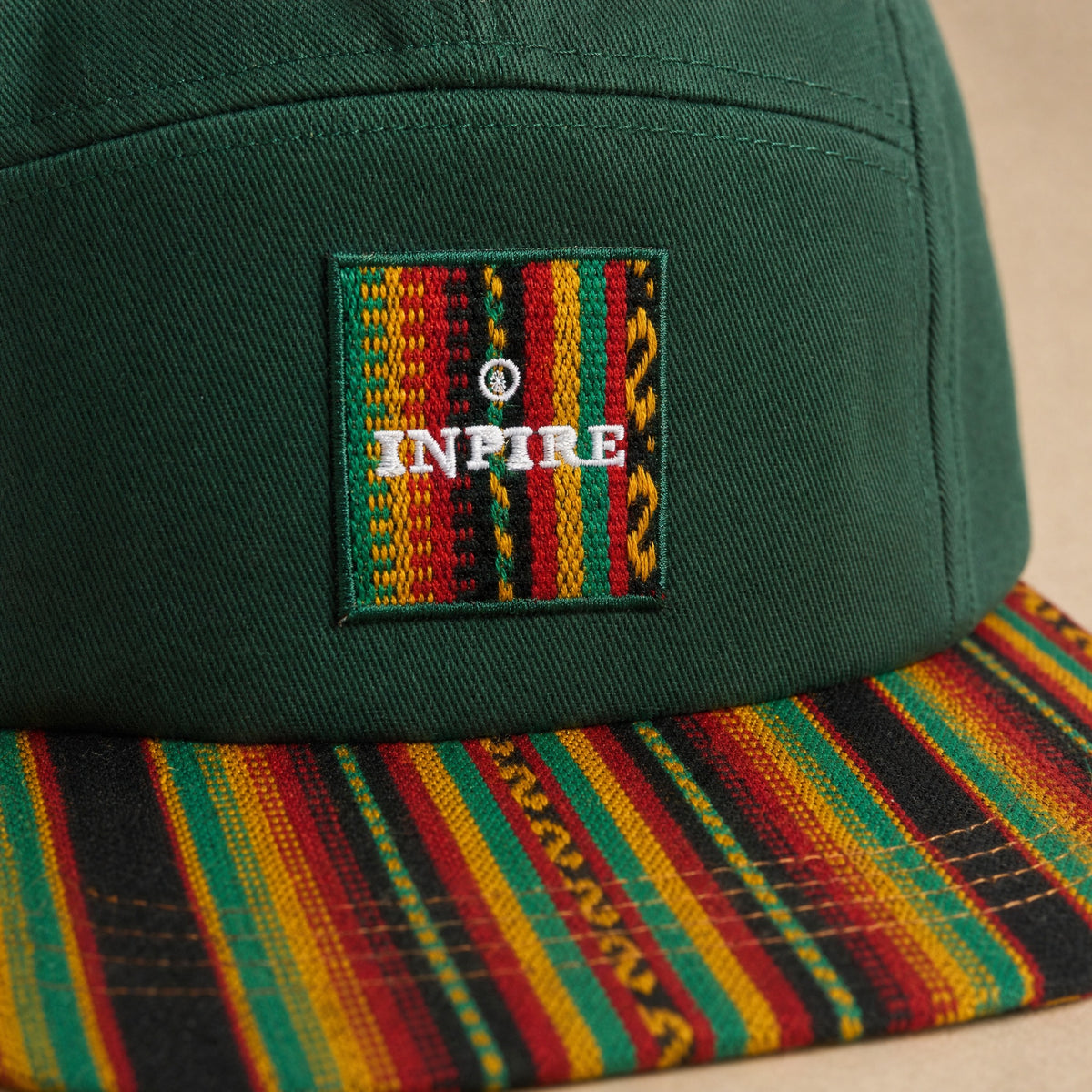 Iquitos — woven patch, macro