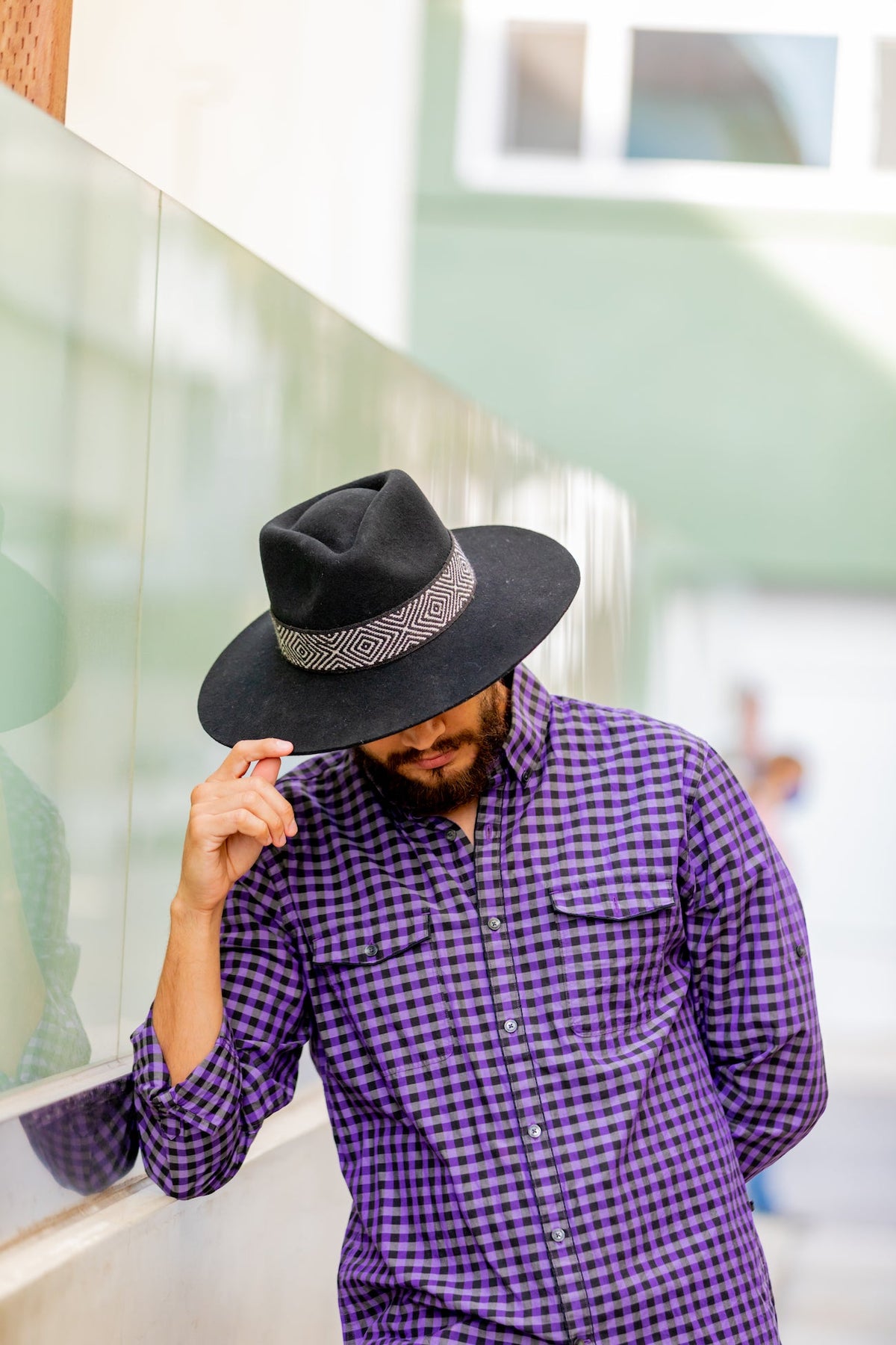 Western Alpaca Felt Hat — Black