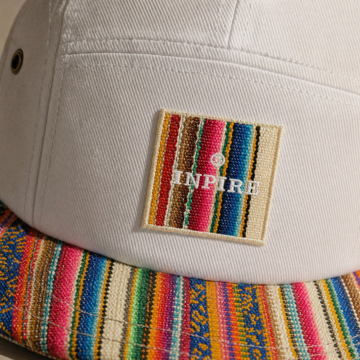 Paracas — woven patch, macro