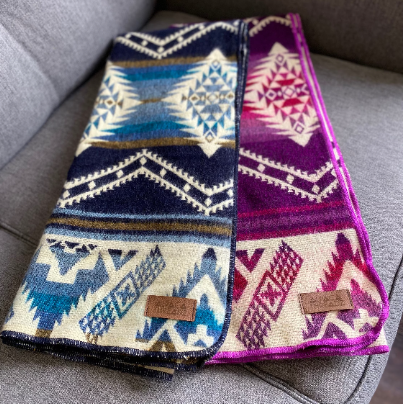 Manta de bebé de mezcla de alpaca