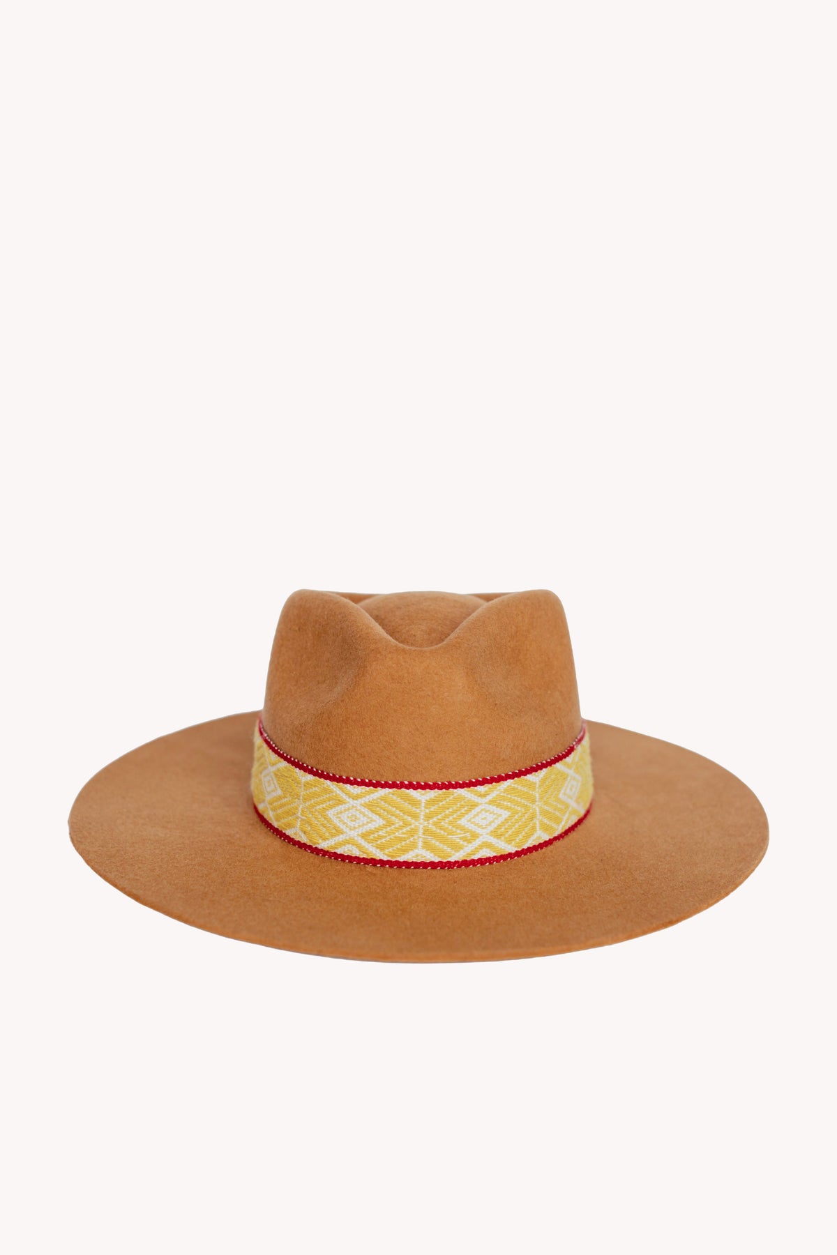 Sombrero western de fieltro de alpaca — camel