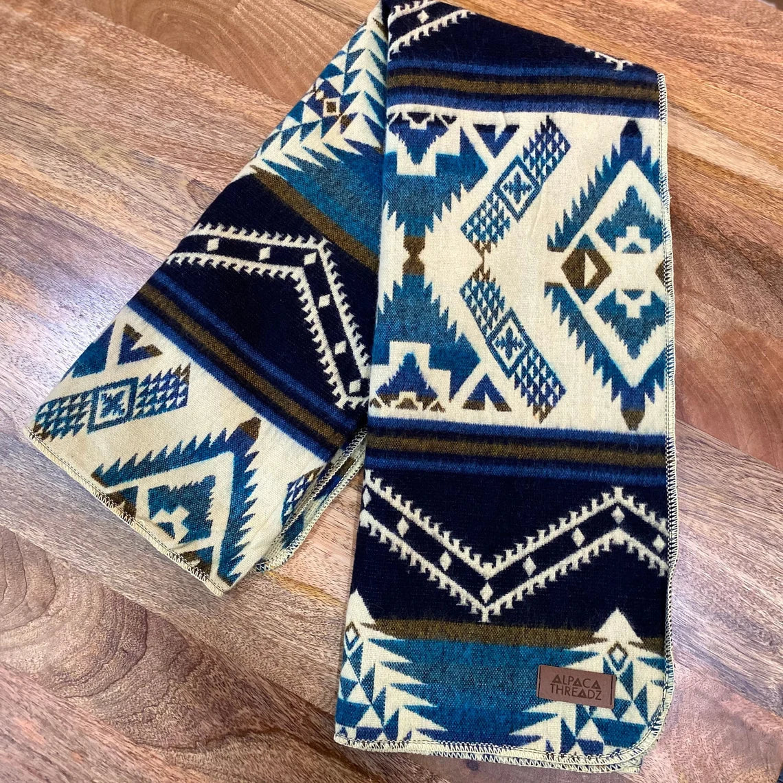 Manta de bebé de mezcla de alpaca