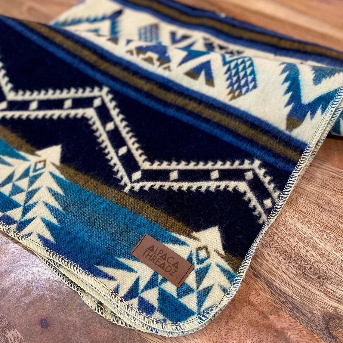 Manta de bebé de mezcla de alpaca