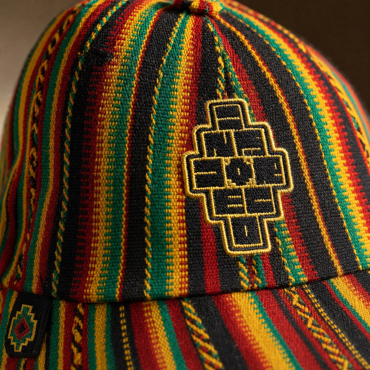 Oruro — handwoven Andean weave, detail