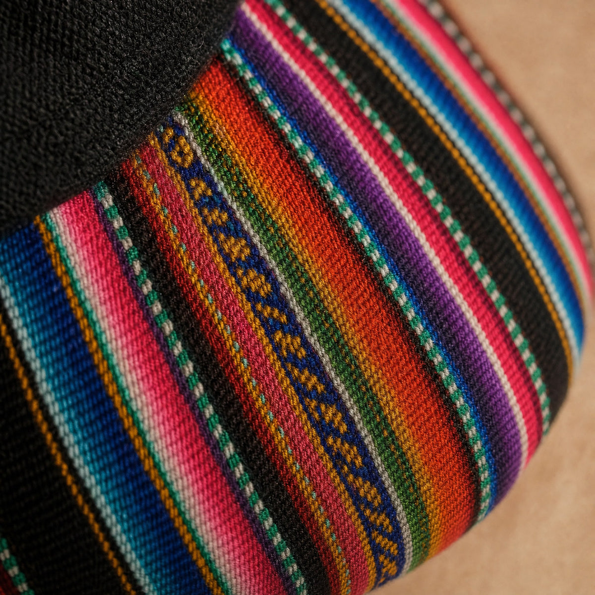 Potosí — handwoven Andean weave, detail