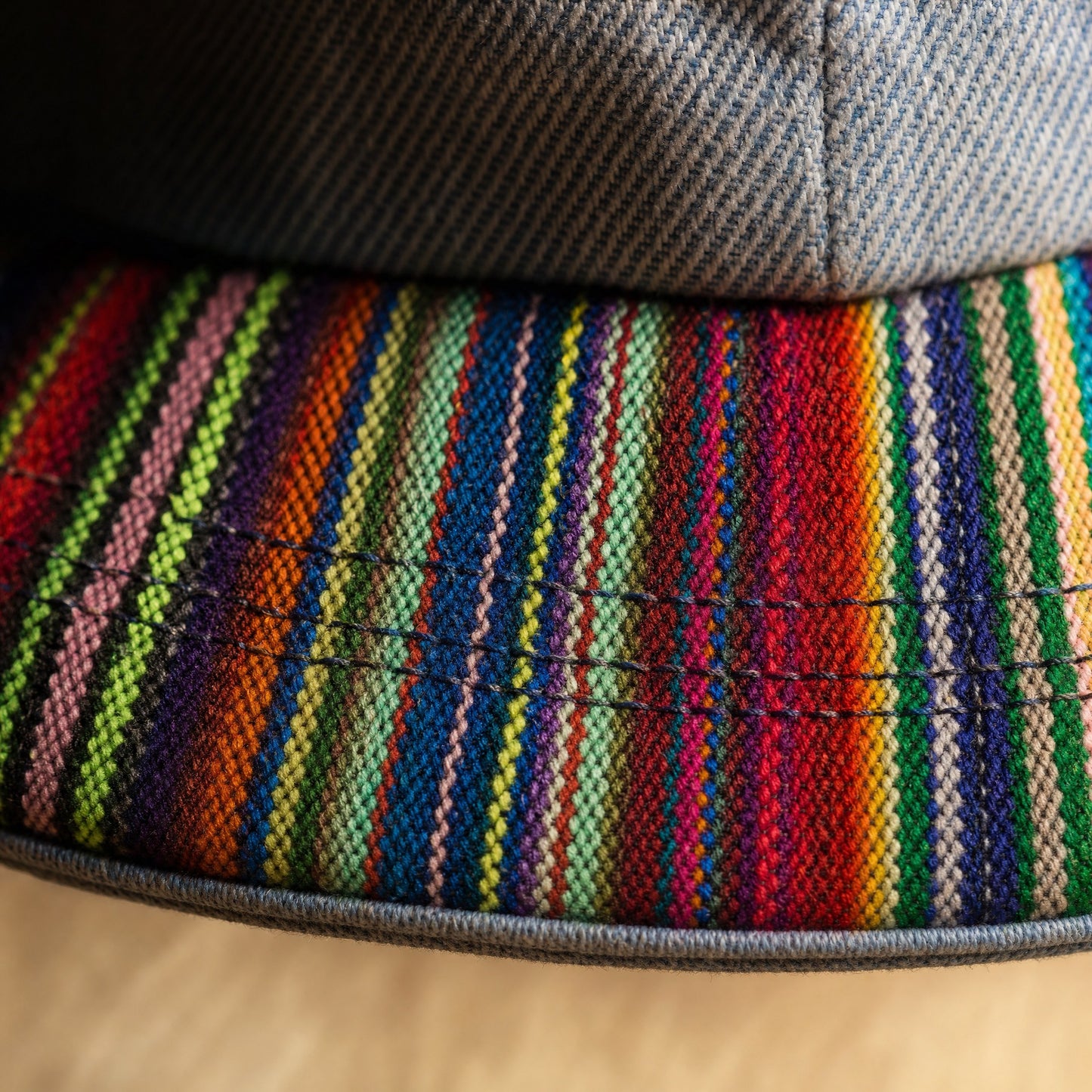 Copacabana — handwoven Andean weave, detail