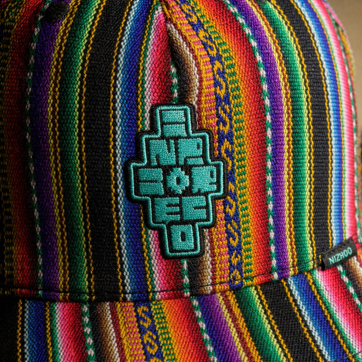 Huaraz — handwoven Andean weave, detail