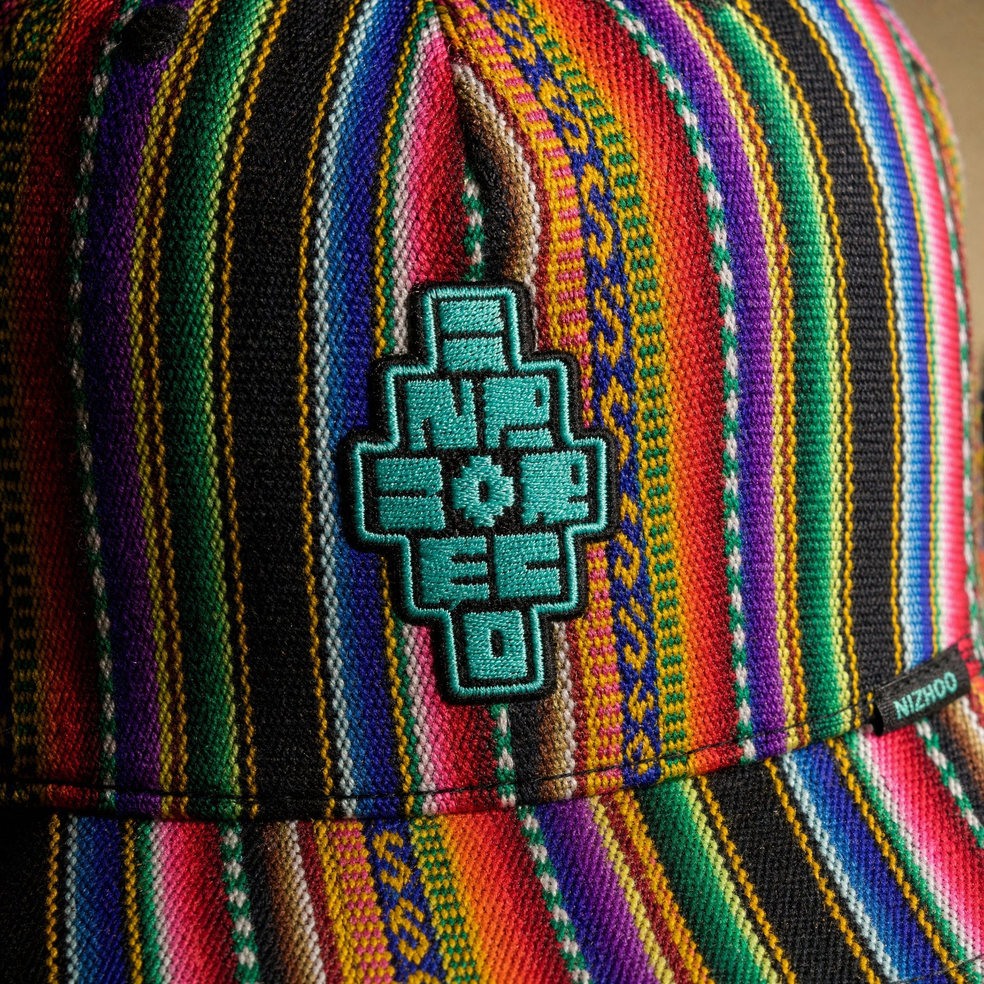 Huaraz — handwoven Andean weave, detail